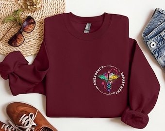 Emergency Department Sweatshirt, ER Nurse Gift, New Nurse Grad Gift, ER Department Sweatshirt, Future Nurse Gift, ER Nurse Team Shirt, Nurse