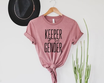 Keeper of the Gender, Gender Shirt, Gender Reveal Shirts, Gender Reveal Ideas, Gender Reveal Party Shirt, Team Boy Team Girl,Pregnancy Shirt