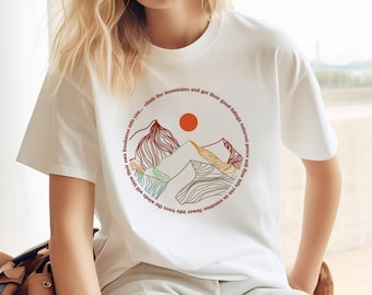 Mountains Outdoor Shirt, Hiking Shirt, Adventure T-Shirt, Vacation Shirt, Wanderlust Explore More Tee, Travel Shirt,Forest Shirt,Camping Tee