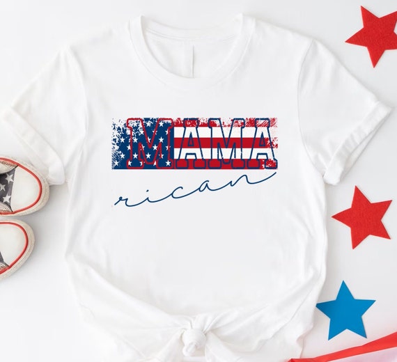 American Mama Shirt, 4th Of July Shirt, Mama Shirt, Red White Blue Mama Shirt, Happy 4th Of July Shirt, Mamarica Shirt, American Flag Shirt