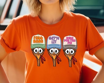 Funny Turkey Tshirt, Thanksgiving Group Shirts, Fall Family Shirts, Cute Turkey Shirt, Kids Fall Shirt, Fall Shirt Teacher, Thanksgiving Tee