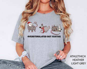 Opossum Christmas Shirt, Christmas Opossum Tee, Cute Opossum Shirt, Wild Animals Sweater, Funny Opossum Christmas Sweatshirt,Funny Christmas
