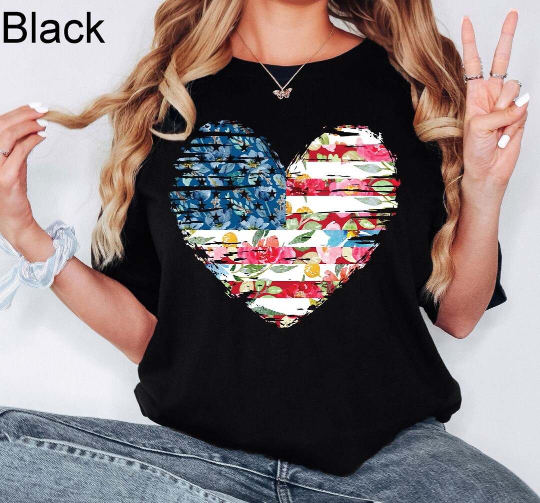 Floral Flag T-Shirt main image 0
