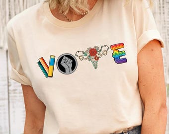 Vote Shirt, Banned Books Shirt, Reproductive Rights Tee, BLM Shirts, Political Activism Shirt, Pro Roe V Wade, Election Tshirts, LGBTQ Shirt