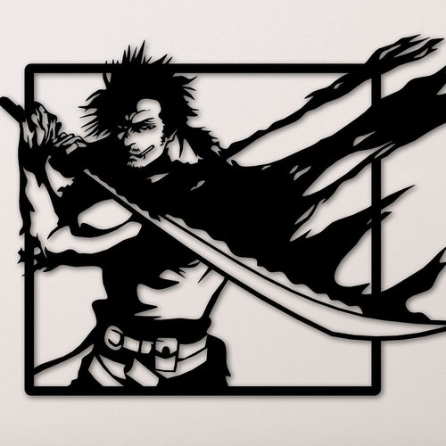 Anime Metal Wall Art Anime Wall Decor Etsy