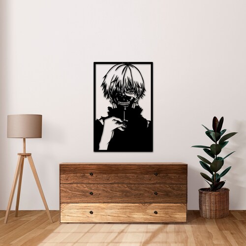 Anime Metal Wall Decor Anime Metal Wall Art Anime Birthday Etsy