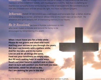 CROSS_RT - Funeral Resolution Letter (DOWNLOAD ONLY)