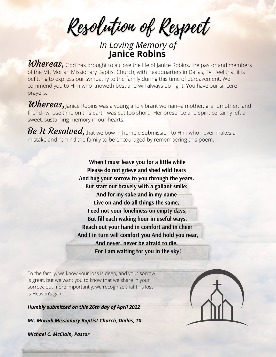 STAIRWAY2HEAVEN FUNERAL RESOLUTION LETTER download Only Etsy STAIRWAY2HEAVEN FUNERAL RESOLUTION LETTER download Only Etsy