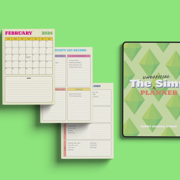 The Unofficial Sims Planner 2024