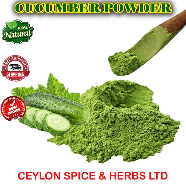 Organic Cucumber Powder ,Pure Natural Premium Quality Air Dehydrate ,Vegetable Powders, Smoothies, Superfood Diet 1KG BULK