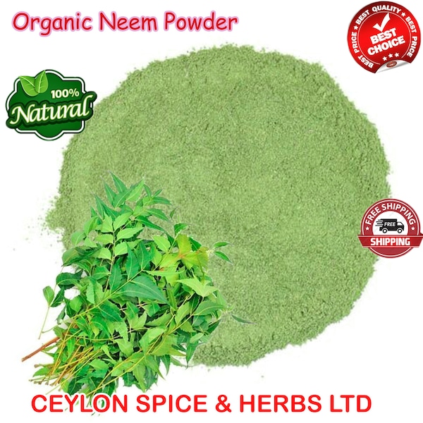 Neem Powder ,10 KG BULK, Natural Azadirachta Indica Leaf Powder ,Air Dried Picked fresh to ship