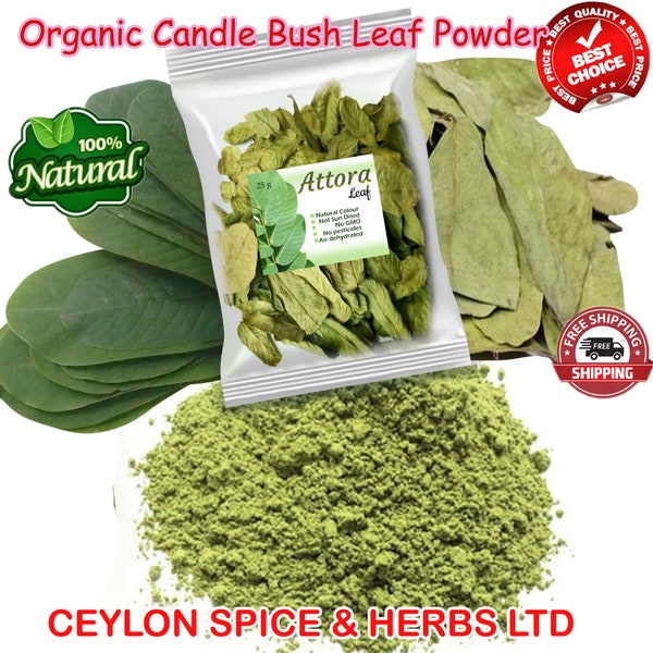 Cassia Alata ,Senna alata, 100% Organic candle bush Leaves Powder ,King of the Forest, Ringworm ,Freshly air dehydrate 2 KG BULK