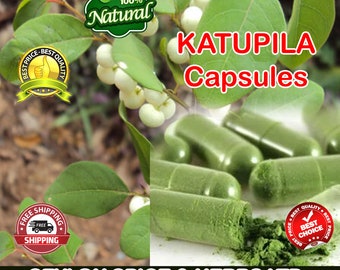 Katupila Capsules (Securinega leucopyrus) Pure Herbal Tea Natural Organic ,wonderful rare magical herb