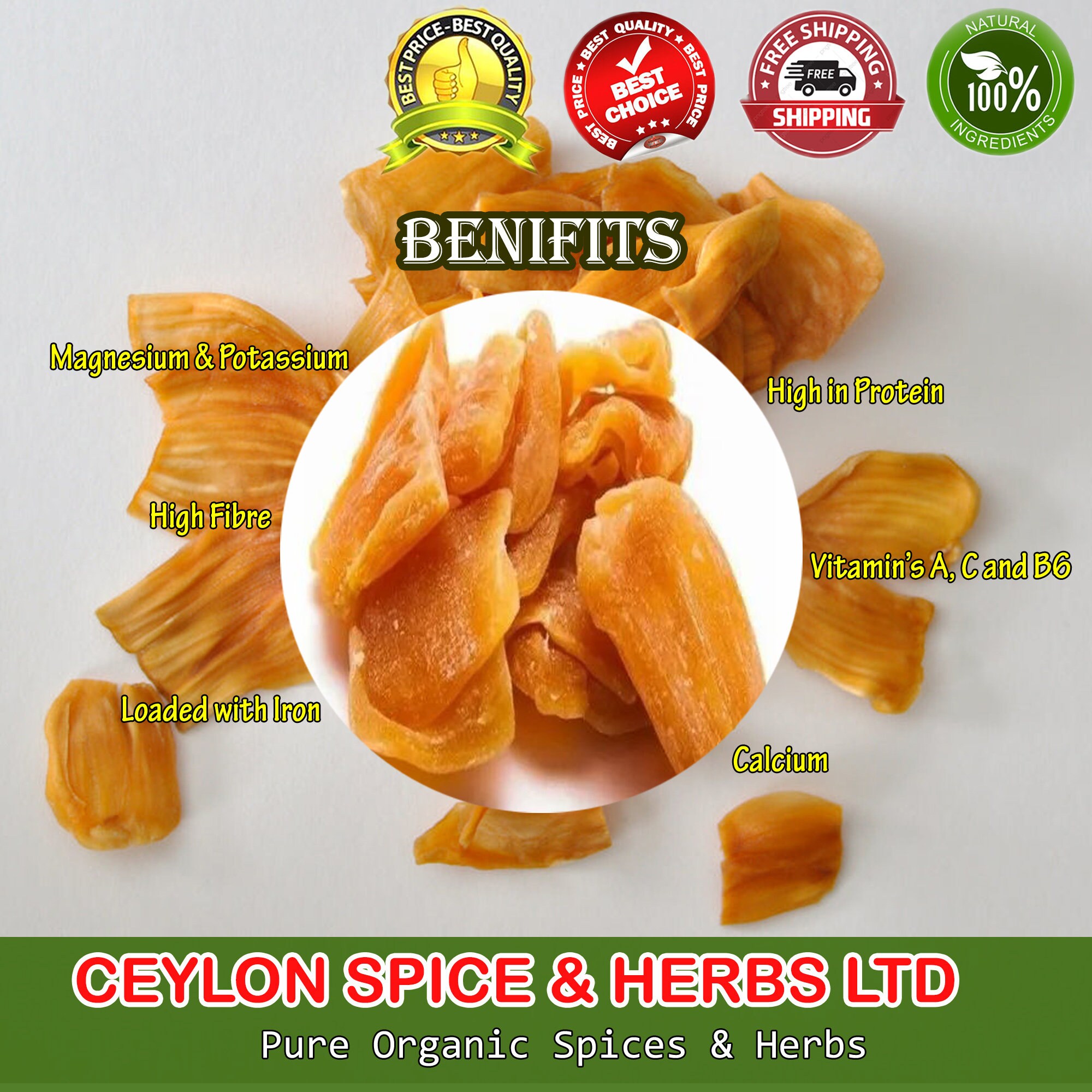 Jackfruit dehydrated Jack Fruits Strips 100 Pure Organic Etsy