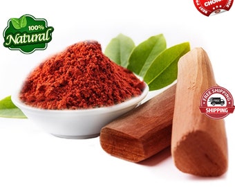 Rotes Sandelholz-Pulver, 100% natürliches rotes Sandelholz-Pulver, Premium-Qualität Kräuter-Ayurvedic 1KG BULK