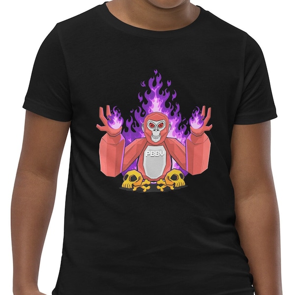 Gorilla Tag PBBV Ghost Creepypasta Kids T-Shirt