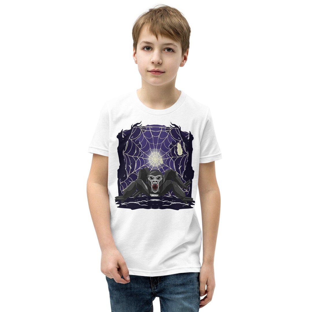 Gorilla Tag Jeff Spider Ghost Creepypasta Kids T-shirt - Etsy