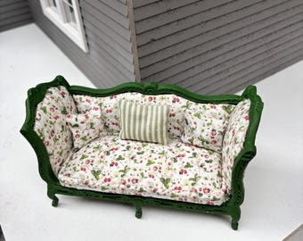 Dolls House Miniature Sofa