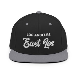 East Los (East LA) - 90s Retro Style Snapback Embroidered Hat