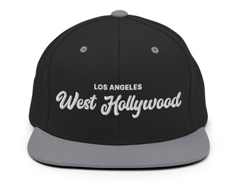 West Hollywood - 90s Retro Style Snapback Embroidered Hat