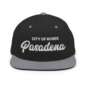 Pasdena (City of Roses) - 90s Retro Style Snapback Embroidered Hat