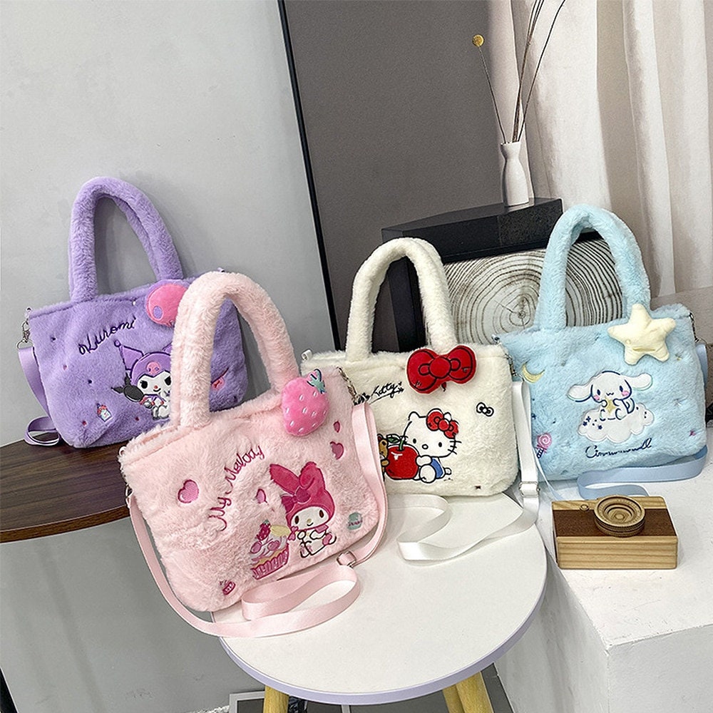 Kawaii Sanrio Plush Bag Anime Kitty Melody Cinnamoroll Plush Backpack  Stuffed Handbag Cartoon Lotso Bear Backpacks for Girl Gift - Realistic  Reborn Dolls for Sale | Cheap Lifelike Silicone Newborn Baby Doll