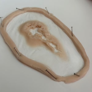 Medium Wound Prosthetic/ Encapsulated Silicone Appliances / SFX MAKEUP / Gore / Injury / Casualty / Horror / Halloween