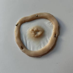 Small Bullet Exit Wound Prosthetic/ Encapsulated Silicone Appliances / SFX MAKEUP / Gore / Injury / Casualty / Horror / Halloween