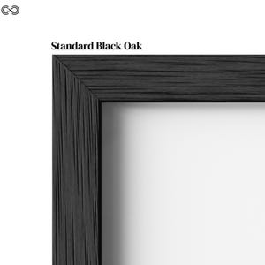Premium American Oak Frames | Black, White, Oak & Walnut Finishes | Modern Minimalist Wall Art Frame | Gallery Quality Picture Frame image 15