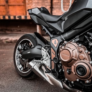 Peças de motocicleta personalizadas em metal/acrílico: Honda CB650R neo (conjunto de 8)