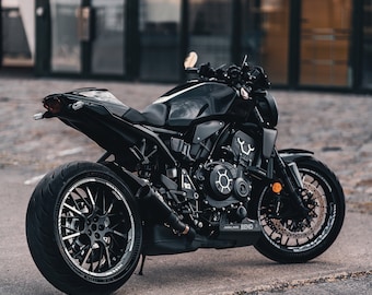 Custom Metallic/Acryllic Motorbike Parts: Honda CB1000R neo