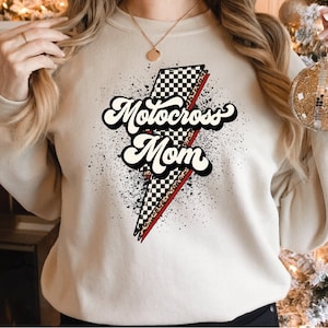Motocross Mom Sweatshirt, Race Mom Shirt, Motocross Hoodie, Mothers Day Gift, Mothers Sweater LS145