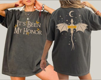 Comfort Colors It's Been My Honor Shirt, Fantasy Book Tee
