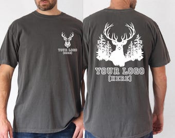 Comfort Colors Custom Logo Design Shirt, Custom Logo Front and Back Shirt, Personalized Logo T-Shirt, Custom Brand Shirt, Your Design L081