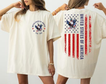 USA 250th Anniversary Comfort Colors Shirt, United States of America 250 Years Tee,  L643