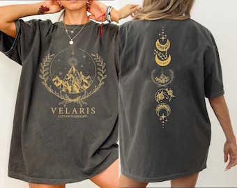 Velaris Comfort Colors Shirt, Thorns and Roses Court of Dreams Shirt, Acotar Comfort Colors Shirt, Night Court Acotar, Sarah J Maas LS904
