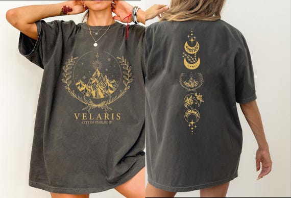 Velaris Comfort Colors Shirt, Thorns and Roses Court of Dreams Shirt, Acotar Comfort Colors Shirt, Night Court Acotar, Sarah J Maas LS904