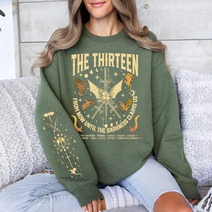 "The Thirteen" Throne Of Glass Sweatshirt - Book Fandom Unisex Crewneck Sweater