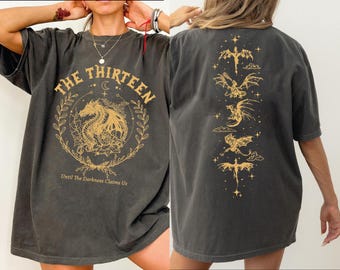 The Thirteen Throne Of Glass Comfort Colors Shirt, Two-Sided Printed Shirt , From Now Until The Darkness Claims Us L156