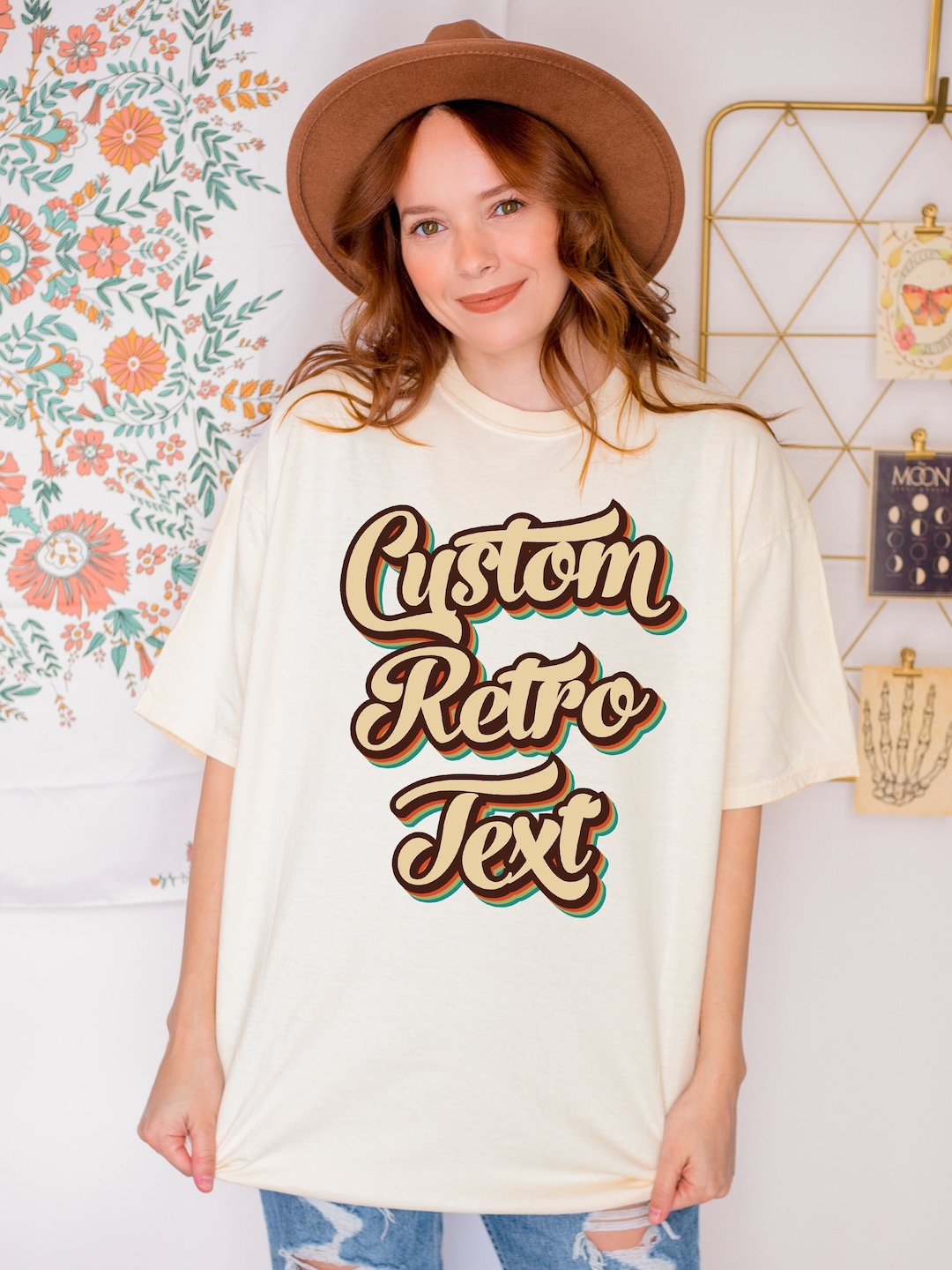 Custom Shirt Retro Text, Retro Custom Tshirt, Personalized Shirts for