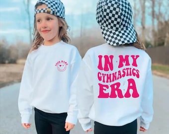 Custom Gymnastics Sweatshirt and Hoodie, In My Gymnastics Era Sweater, Personalized Gym Apparel L551