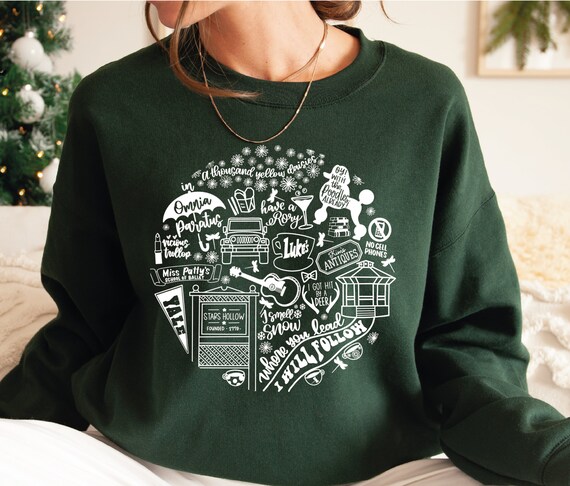 Luke’s Diner Sweatshirt, Coffee Girl Hoodie, Autumn Inspired Sweatshirt,  Dragonfly Inn Sweatshirt, Stars Hollow Hoodie LS578