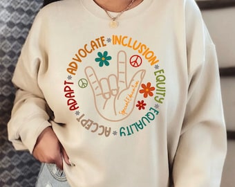 Special Education Teacher Sweatshirt and Hoodie, Special Education Teacher Gifts, Sped Teacher Sweatshirt, Autism Teacher Sweatshirt, L014