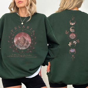 Velaris Sweatshirt and Hoodie, A Court of Thorns And Roses Sweatshirt, Acotar Sweatshirt, Velaris Crewneck, Night Court Sweater L159