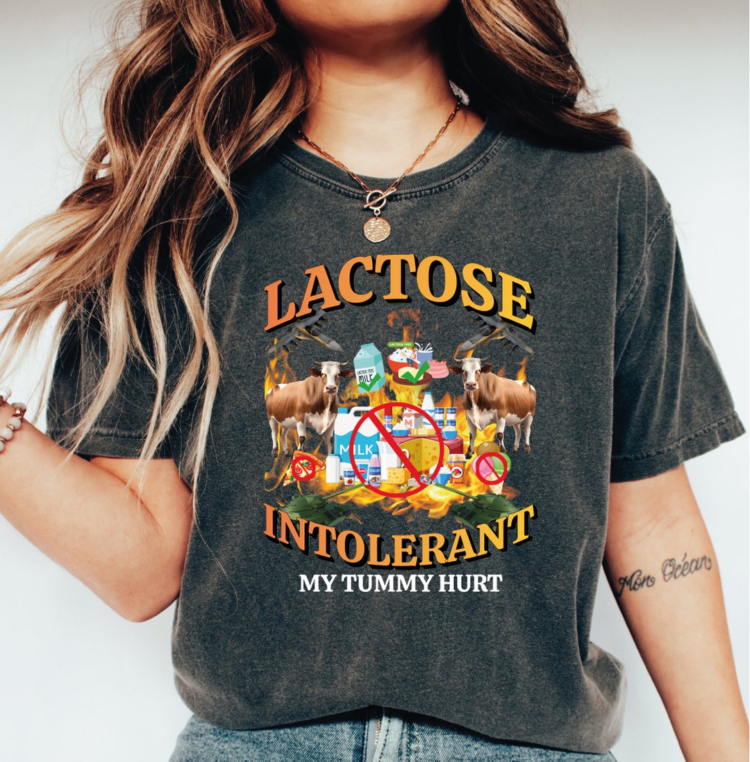 Retro Lactose Intolerant Funny Meme Shirt, Free Milk LMAO Shirt for