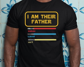 I Am Their Father Personalized Shirt, Dadalorian Shirt, Father's Day gift, Personalized Gift for dad, Daddy Shirt With Kids Names, Gift-441