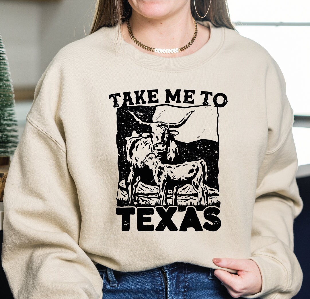 Take Me Texas Crewneck Sweater Take Me Texas Crewneck Sweater