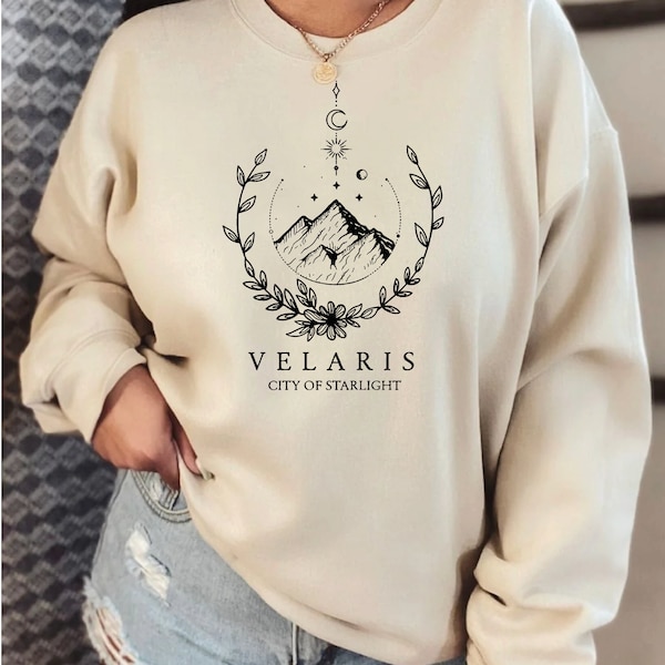 A Court of Thorns And Roses Sweatshirt, Velaris Sweatshirt, Acotar Sweatshirt, Acosf Sweater, Velaris Crewneck, Night Court Sweater Gift-532