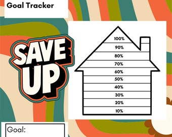 House Savings Goal Tracker (PRINTABLE PDF)