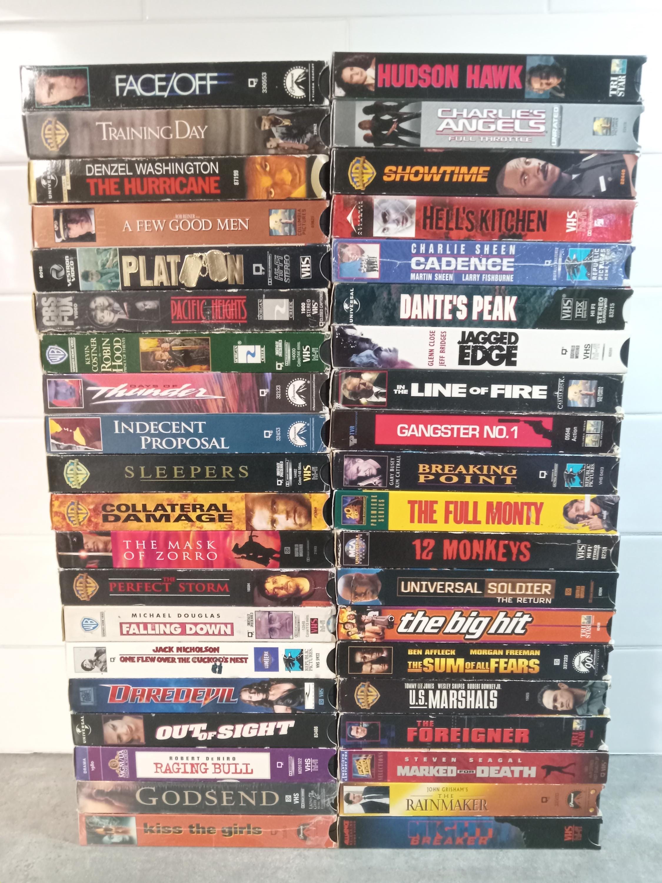 VHS Movie Tapes Pick One: Horror | Sci-fi | Thriller